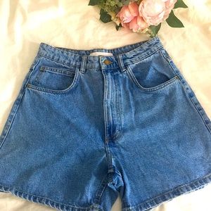 Zara Mom high waisted shorts